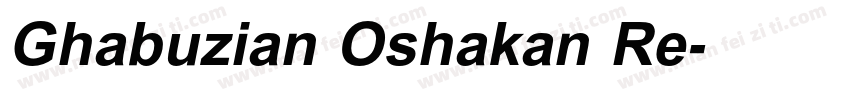 Ghabuzian Oshakan Re字体转换